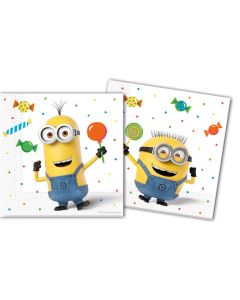 20 serviettes Minions Moi moche et méchant