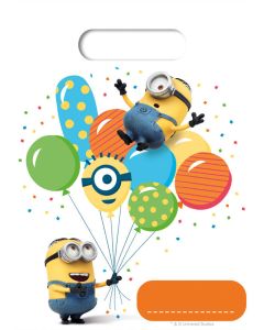 6 sachets de fête Minions party