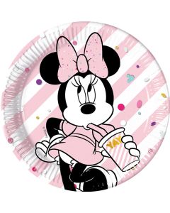 8 Assiettes Minnie party- 23 cm