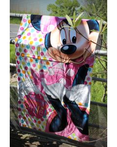 Serviette de plage Minnie – pois pop