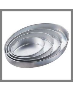Set de 4 moules ovales pour pièce montée