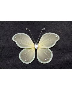 Papillon deco GM - ivoire