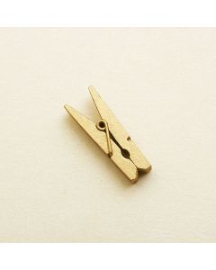 Pinces en bois MM - or