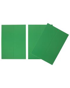 Marque-places pré-pliés - vert