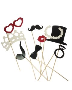 12 Accessoires pour photobooth