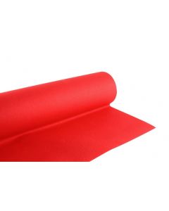 Nappe rouge effet tissu 10 m x 1.2 m