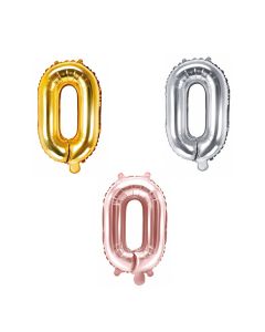 Ballon lettre O - 36cm - coloris au choix