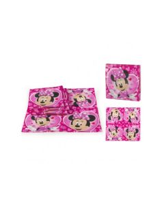 20 serviettes de table Minnie 