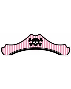 8 chapeaux Pirate Party rose