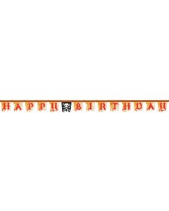 Guirlande à fanions pirate happy birthday – 2,4 m