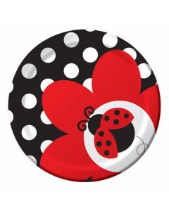 8 assiettes coccinelle - Ø 18 cm