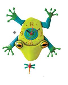 Horloge en forme de crapaud pas chère