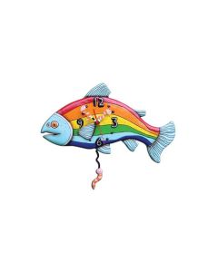 Horloge en forme de poisson pas chère