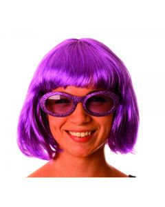 Perruque cabaret - violette