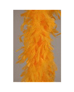 Guirlande de plumes - orange