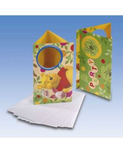 6 cartes d'invitation  "My Friends Tigger and Pooh"