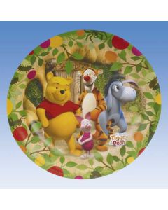 8 assiettes Winnie "My Friends Tigger and Pooh" 23cm