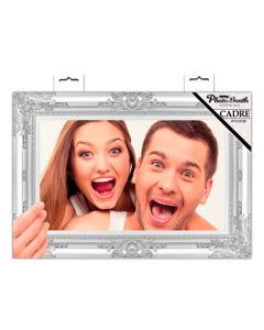 Cadre photobooth argent 47 x33 cm