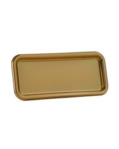 Plateaux à terrine dorés 35x16cm