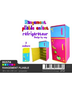 Rangement pliable "réfrigérateur" pour chambre d'enfant