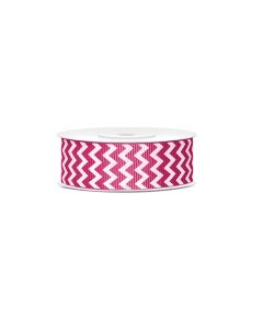 ruban chevron fuchsia