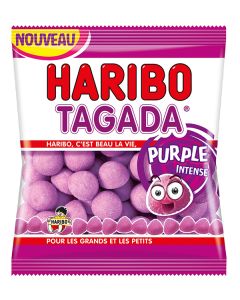 Sachet bonbons Haribo TAGADA PURPLE – 120 g