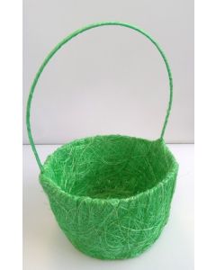 Panier en sisal vert