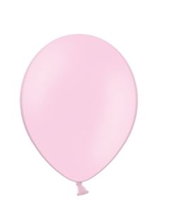 100 ballons roses pastel 27 cm