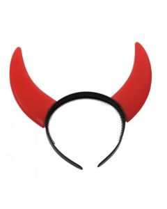 Serre-tête corne diable - rouge