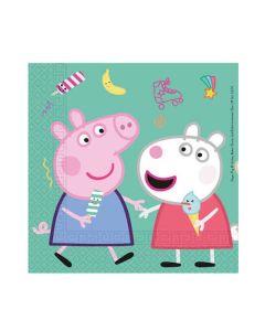 serviettes en papier Peppa Pig