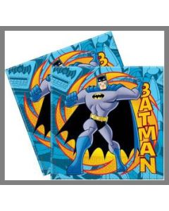 Serviettes Batman Super-héros - x2