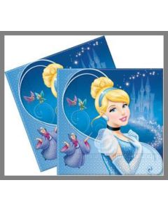 Serviettes Cendrillon - x20