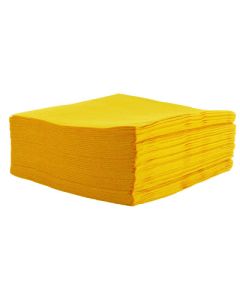 serviette jetable jaune