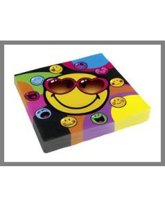 Serviettes Smiley - x20