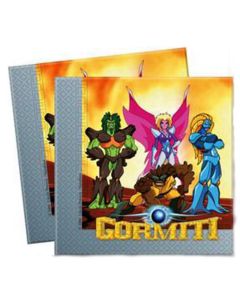 Serviettes Gormiti Return x20