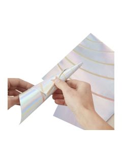 Serviettes licorne iridescente