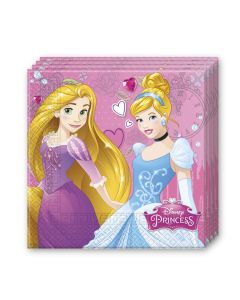 20 serviettes en papier 33x33 cm – Princesses Disney