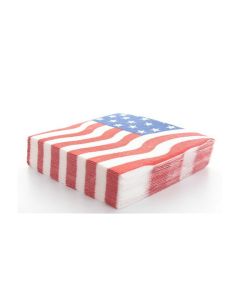 20 Serviettes en papier USA pas chères