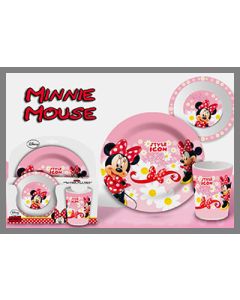 Set melamine Minnie à petit prix