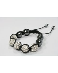 Bracelet Shamballa argent