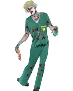 Déguisement homme zombie chirurgien