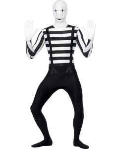 Déguisement seconde peau mime - Taille L