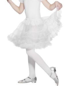 Jupon double volant - blanc - Taille 8/10 ans