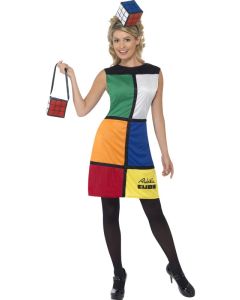 Déguisement femme robe   Rubik's Cube - Taille M