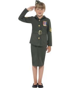 Déguisement fille soldat