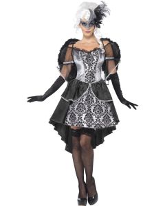 Déguisement carnaval femme ange noir - Taille S