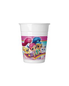 8 gobelets Shimmer & Shine