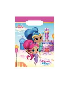 8 Sacs de fête anniversaire Shimmer & Shine 