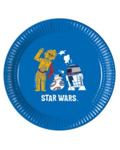 8 assiettes Star Wars "forces"