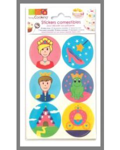 Stickers alimentaires " princesse"